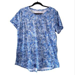 Foil Australia Coastal Artsy Retro 90s Boho Relaxed Cotton T-Shirt L